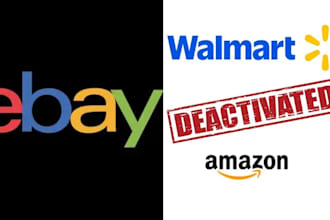 reactivate your deactivated amazon, ebay, walmart suspended seller account