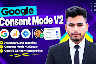 setup ccpa, gdpr cookie consent banner, cookiebot and google consent mode v2