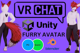 create a custom vrchat avatar for PC and quest