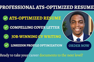 write a professional ats friendly executive resume and CV
