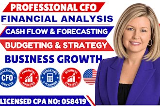 be your fractional cfo for cashflow, forecasting and financial strategy