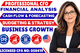be your fractional cfo for cashflow, forecasting and financial strategy