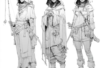create custom fantasy sketches and magical artwork