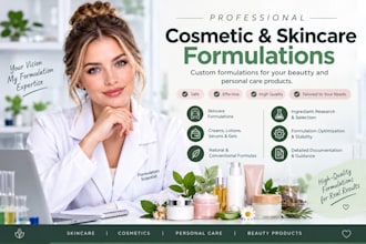 formulate natural and cosmetic products for your brand