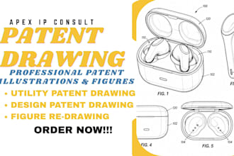 do patent drawing for your utility or design patent