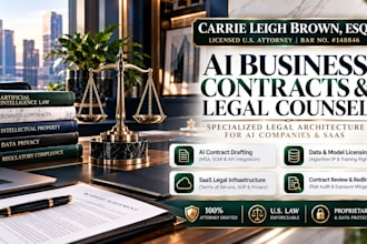 draft legal contracts for ai companies and saas startups
