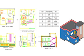 do autocad floor plan elevation