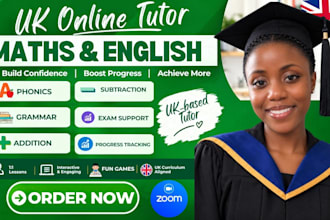 tutor elementary UK maths and english exam prep with progress report
