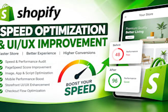 audit fix shopify site speed increase shopify pagespeed score up checkout ui ux