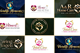 design a professional home care logo home care ai flyer video homecare branding
