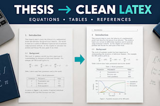 format your thesis or research paper in latex