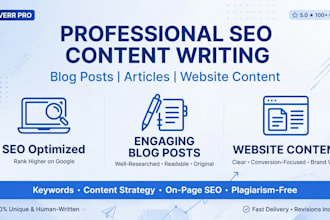 website content for business and about us page that converts