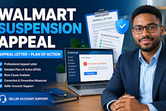 write a walmart suspension letter and plan of action