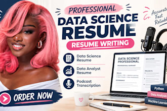 write professional data science resume data analyst resume writing podcast