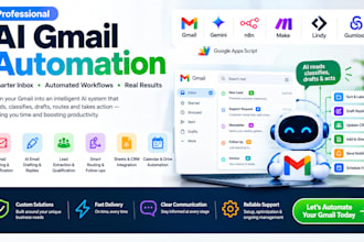 setup ai gmail automation lindy n8n make google gemini app script gumloop
