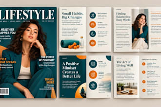 design product catalog, magazine design, brochure and catalog layout