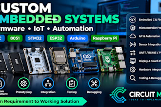 develop custom embedded systems, firmware, and iot solutions