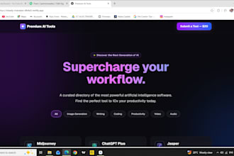 build a premium modern react nextjs landing page