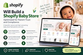 build a shopify baby store optimized for parent trust and compliance