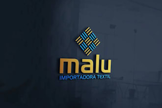 design a modern textile logo, fabric, garment, or fashion brand identity