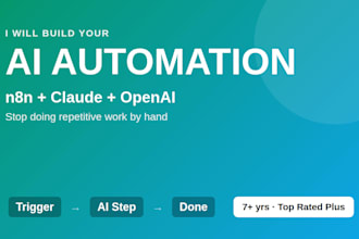 build ai automation workflows with n8n, claude and openai