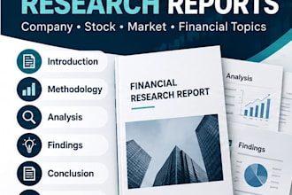 conduct financial research and market analysis