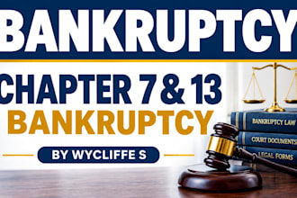 prepare bankruptcy documents for chapter 7 and 13