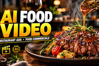 cinematic ai food video food advertisement restaurant video ads food commercial
