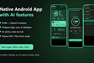 build your native android app with kotlin, firebase and ai features