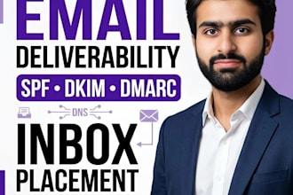 set up dns records spf, dkim, dmarc for secure email authentication
