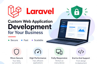 develop a fast laravel web application