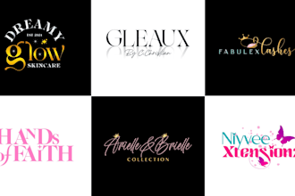 do professional makeup and beauty cosmetics skin care logo design for your
