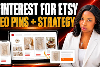 do pinterest marketing, etsy seo, pin and board setup for growth and boost sales