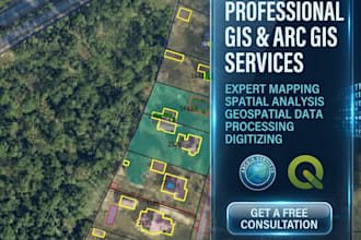 any gis, arcgis, and qgis projects, mapping, and spatial analysis