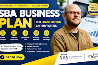 craft an sba business plan for loan funding and investors