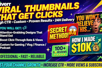 design viral clickable youtube thumbnails that boost your views