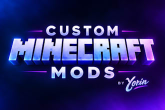 create a custom minecraft mod for java edition