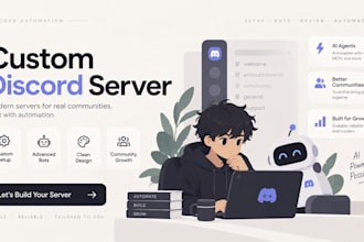professionally setup and design your discord server