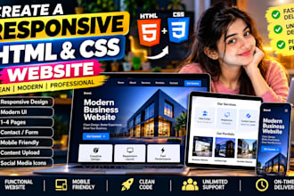 create a responsive HTML CSS form or simple web page