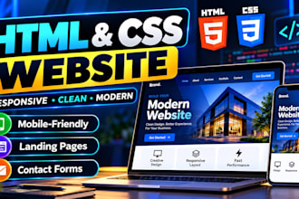 create a responsive HTML CSS form or simple web page