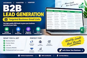 b2b lead generation and build targeted business email lists