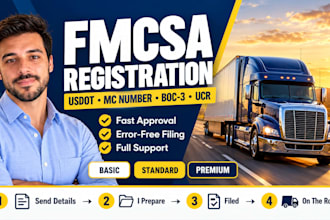 do fmsca usdot number, mc authority, boc 3 and ucr registration