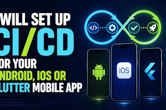 set up ci cd for your android, ios or flutter mobile app