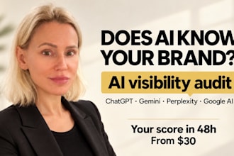 do a GEO aeo ai visibility audit of your brand in chatgpt, gemini, perplexity