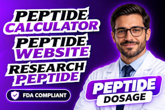 be your peptide marketing expert for meta ads, google ads and SEO