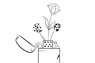 draw custom minimalist flash tattoos for you