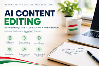 review and edit ai generated content in hungarian
