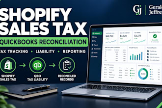 do shopify sales tax bookkeeping and reconciliation in quickbooks