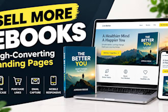design an ebook landing page that turns readers into buyers