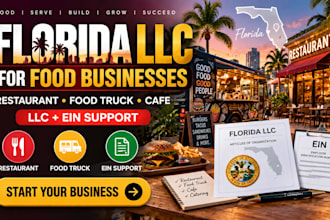 form florida llc for restaurant or food truck with ein